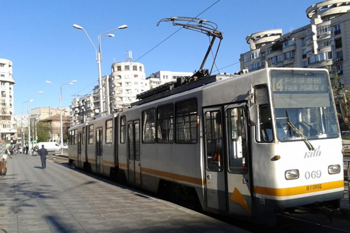 Tramvaiul 14, la Unirii