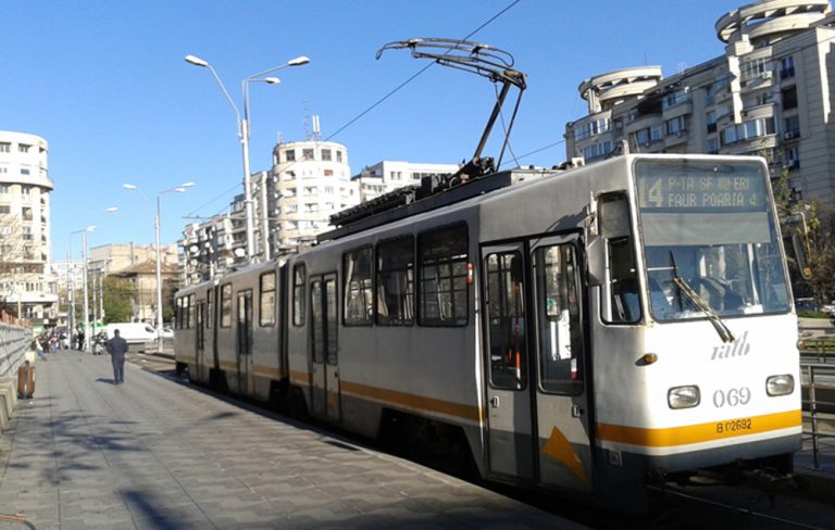 Tramvaiul 14, la Unirii